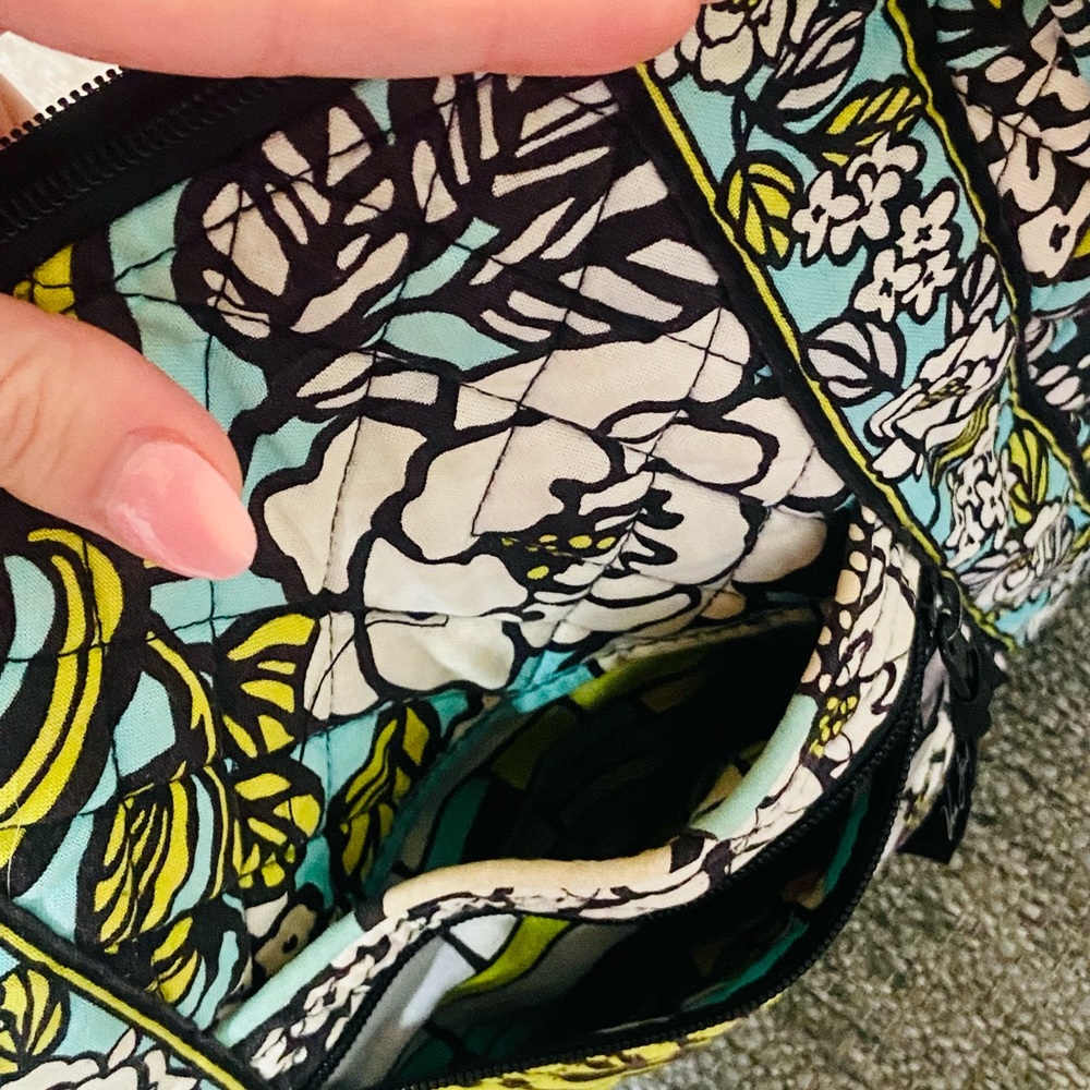 VERA BRADLEY: Floral green/yellow Hipster